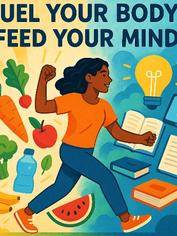 Nika Farms Instagram post: fuel your body, feed your mind graphic